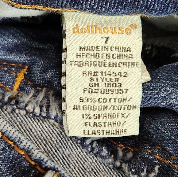 Dollhouse Crazy Sexy Cool Distressed Jeans size 7 - Picture 5 of 9